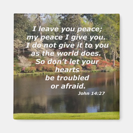 Aimant John 14:27 (Devant)