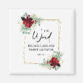 Aimant John 1 14 Bible verse (Devant)