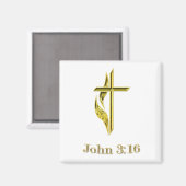 Aimant John 3:16 (Recto/Verso)