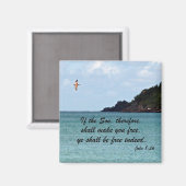 Aimant John 8:36 (Recto/Verso)