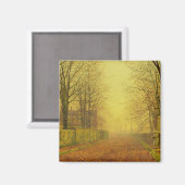 Aimant John Atkinson Grimshaw | Evening Glow, c.1884 (hui (Recto/Verso)