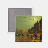 Aimant John Atkinson Grimshaw Quais de Glasgow (Recto/Verso)