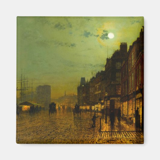 Aimant John Atkinson Grimshaw Quais de Glasgow (Devant)