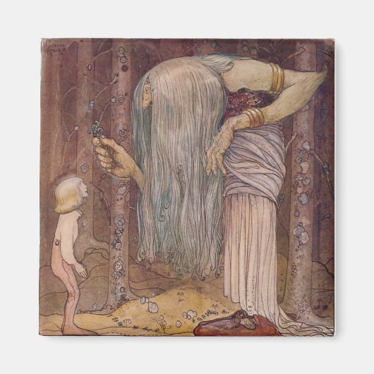 Aimant John Bauer TROLL HERB (Devant)