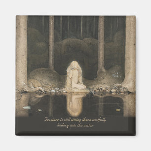 Aimant John Bauer Tuvstarr par le tarn forestier CC1038