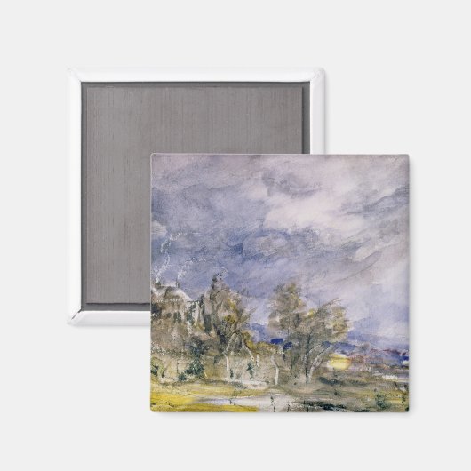 Aimant John Constable | Hampstead Heath de près de Well W (Recto/Verso)