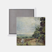 Aimant John Constable | Une route de campagne avec arbres (Recto/Verso)