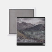 Aimant John Constable | Voir à Borrowdale (Recto/Verso)