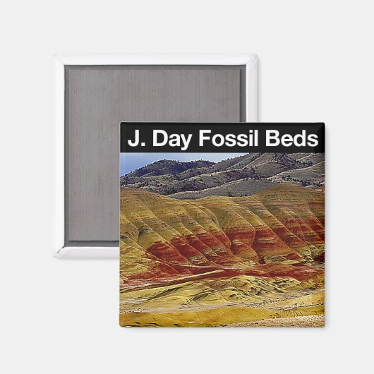 Aimant John Day Fossil Beds National Monument (Recto/Verso)