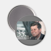 Aimant John F Kennedy (Recto/Verso)