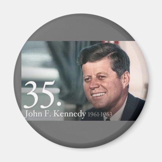 Aimant John F Kennedy (Devant)