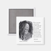 Aimant John Lewis & Citation beau portrait (Recto/Verso)