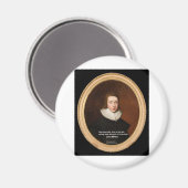 Aimant John Milton Amour & Chocolat Citation Cadeaux & Ca (Recto/Verso)
