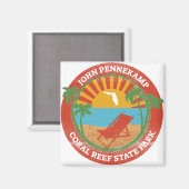 Aimant John Pennekamp Coral Reef State Park (Recto/Verso)