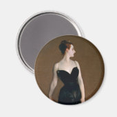 Aimant John Singer Sargent Madame X Classic Portrait (Recto/Verso)
