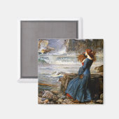 Aimant John William Waterhouse - Miranda - La tempête (Recto/Verso)