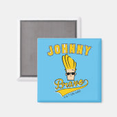 Aimant Johnny Bravo Collegiate Graphic (Recto/Verso)