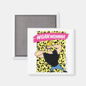 Aimant Johnny Bravo - Woah Momma (Recto/Verso)