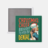Aimant Joie de Noël Vous est Apportée par le Déni (Recto/Verso)