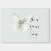 Aimant Joie de Papillon de Menthe (Recto)