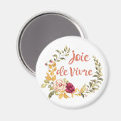 Aimant Joie de Vivre (Recto/Verso)