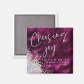 Aimant Joie du Seigneur est votre force KJV Verse (Recto/Verso)