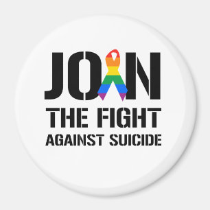 Aimant Joignez le combat contre le suicide gai