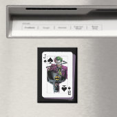 Aimant Joker and Batman Spade Playing Card Illustration (In Situ (Lave-vaisselle))