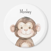 Aimant Joli Animal Singe (Devant)
