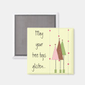 Aimant Joli arbre lunaire (Recto/Verso)