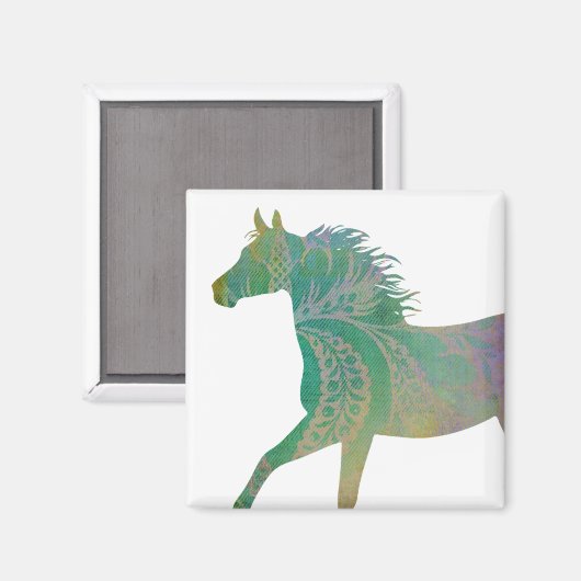Aimant Joli Boho Horse (Recto/Verso)