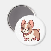 Aimant Joli Bouledogue Français (Recto/Verso)