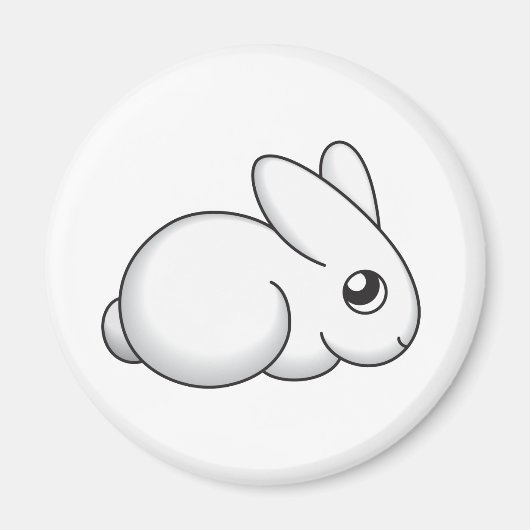 Aimant Joli Bunny Shy (Devant)