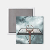 Aimant Joli cadeau de basket-ball (Recto/Verso)