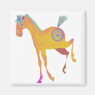 Aimant Joli cadeau et salutations Pony