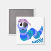 Aimant Joli chenille pirate Goofkins (Recto/Verso)