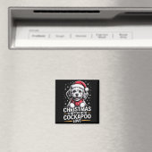 Aimant Joli chien de Noël Christmas est mieux avec Apoo (In Situ (Lave-vaisselle))