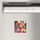 Aimant Joli chiot (In Situ (Lave-vaisselle))