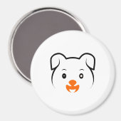 Aimant Joli chiot (Recto/Verso)