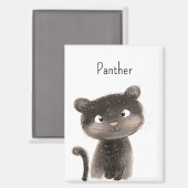 Aimant Joli Douce Panthère Animal (Recto/Verso)