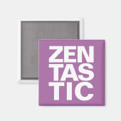 Aimant Joli en pourpre Zentastic (Recto/Verso)