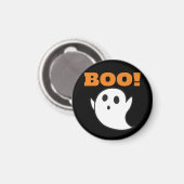 Aimant Joli Fantôme avec BOO! mots (Recto/Verso)