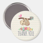 Aimant Joli fentes Brown accrochées à l'envers du Merci (Recto/Verso)