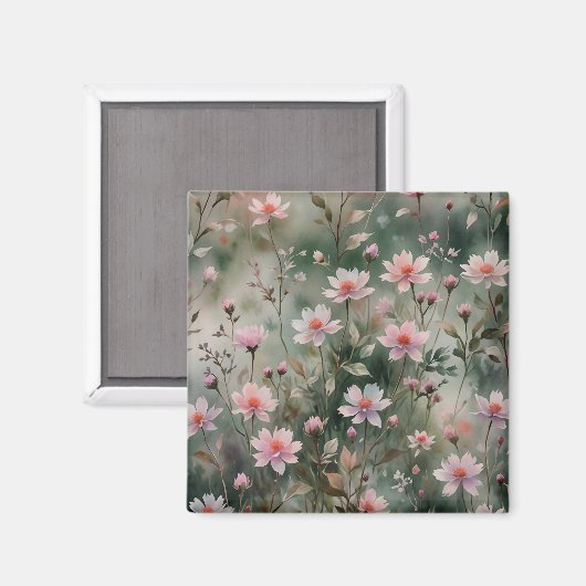 Aimant Joli Fleur sauvage (Recto/Verso)