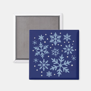 Aimant Joli flocon de neige Noël hiver vacances Cozy Xmas