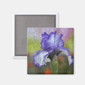 Aimant Joli Iris Violet (Recto/Verso)