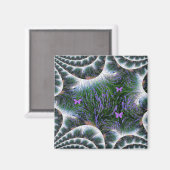 Aimant Joli jardin de lavande....... (Recto/Verso)