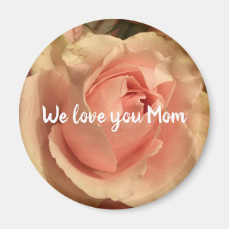Aimant Joli Jardin Fleur Rose Pour Maman