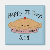Aimant Joli Joyeux Pi Day ! (Devant)