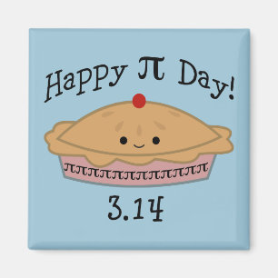 Aimant Joli Joyeux Pi Day !